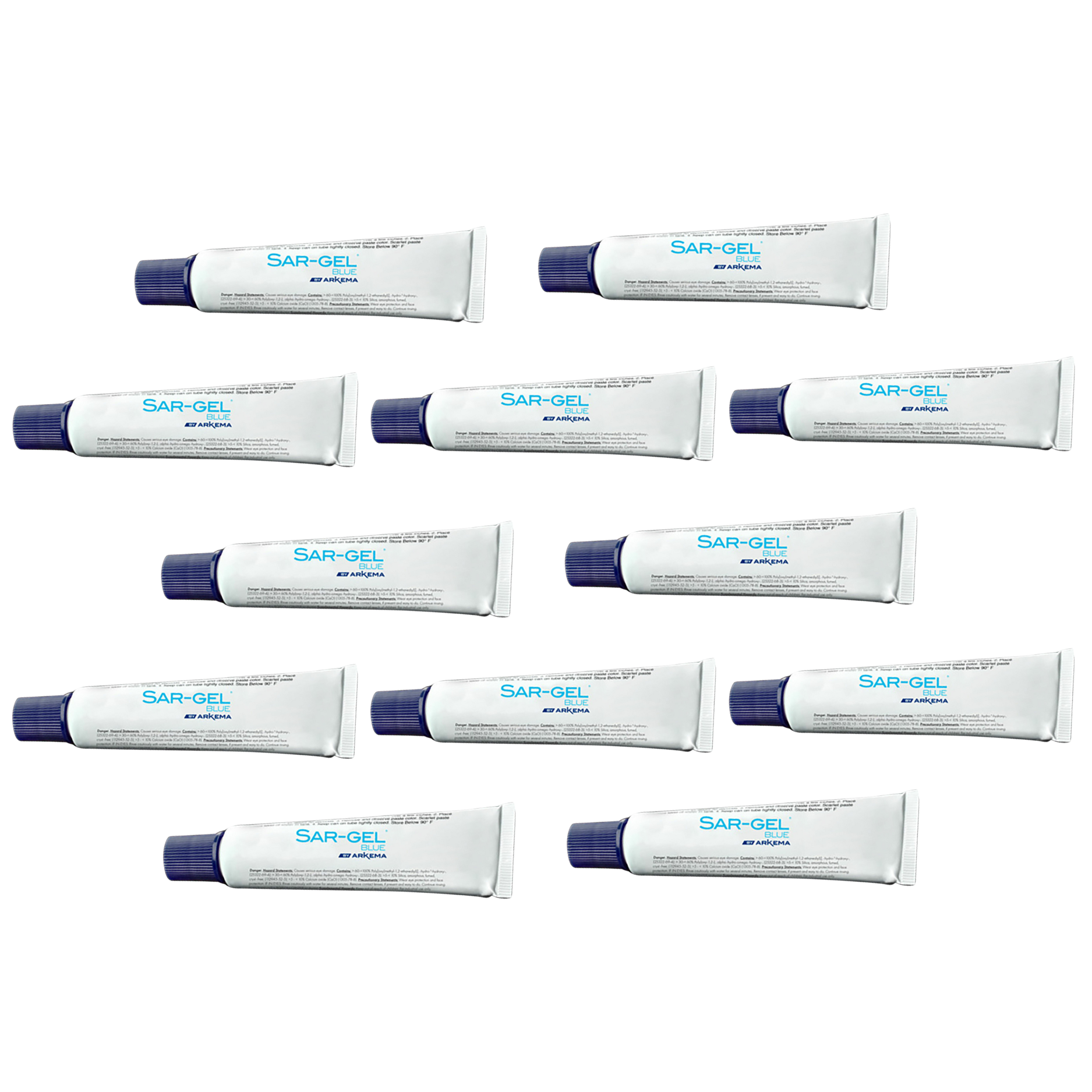 SAR-GEL BLUE Water Finding Paste 12 Pack of 1oz Tubes - Service Station Accessories